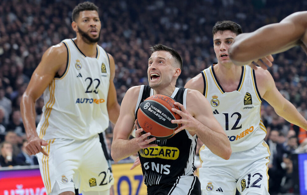 Detalj sa utakmice Partizana i Real Madrida