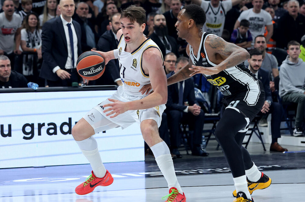 Duel Marija Hezonje i Džejmsa Nanelija na utakmici Partizana i Real Madrida