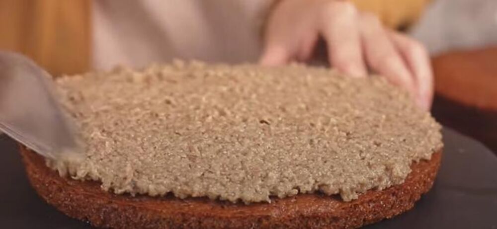 Filovanje posne žito torte na vodi