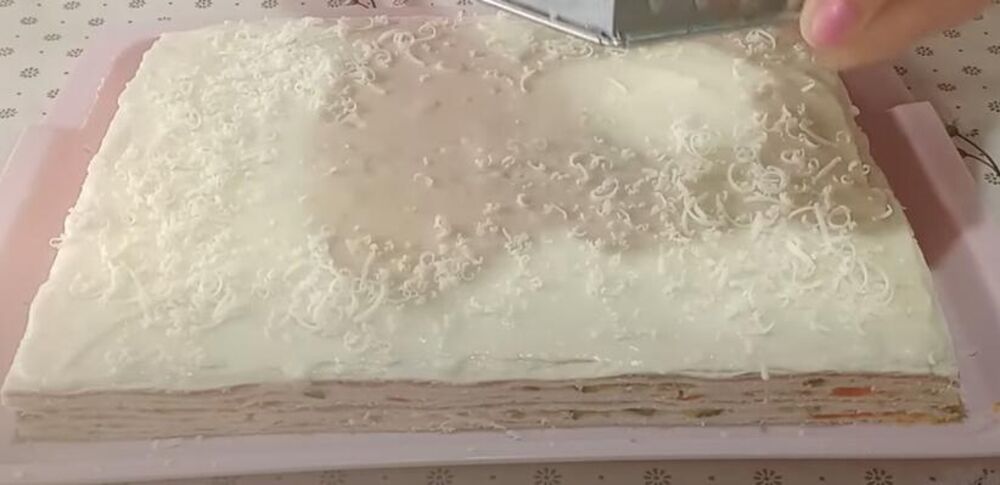 Posna slana torta sa 3 fila