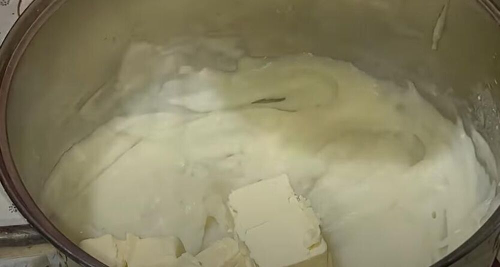 Smesa za premazivanje posne slane torte sa 3 fila