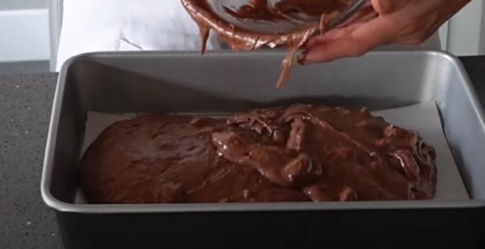 Kora za posne čoko kocke u plehu