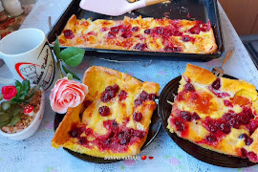 AKO VAM DOLAZE GOSTI, A NEMATE ČIME DA IH POSLUŽITE OVO JE SPAS! Brza VOĆNA PALAČINKA iz rerne gotova OČAS POSLA