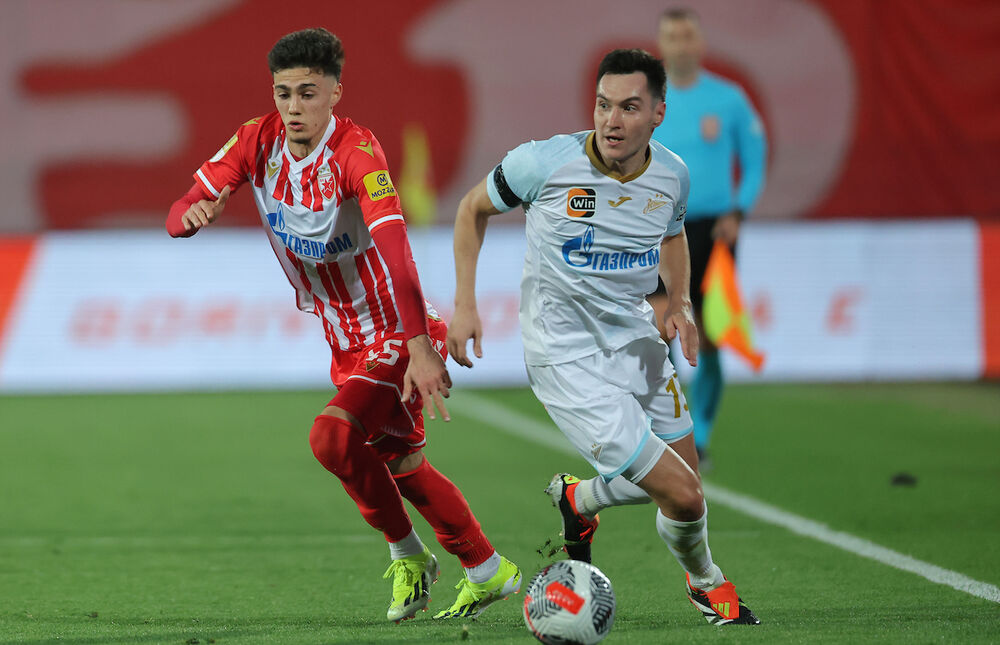 Detalj sa prijateljske utakmice između Crvene zvezde i Zenita