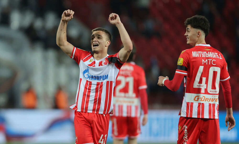 Knežević slavi gol protiv Zenita
