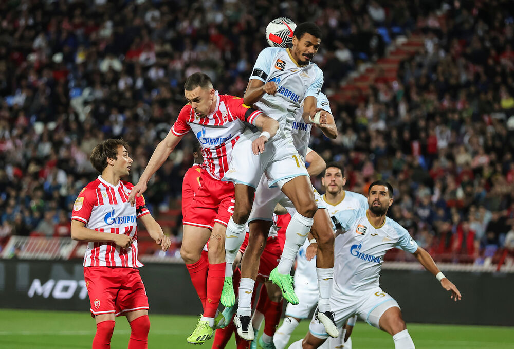 Detalj sa utakmice Crvene zvezde i Zenita