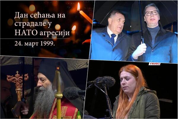 "SLOBODU I SRBIJU VAM NEĆEMO DATI": Predsednik Vučić poslao jaku poruku na Dan sećanja na stradale u NATO agresiji