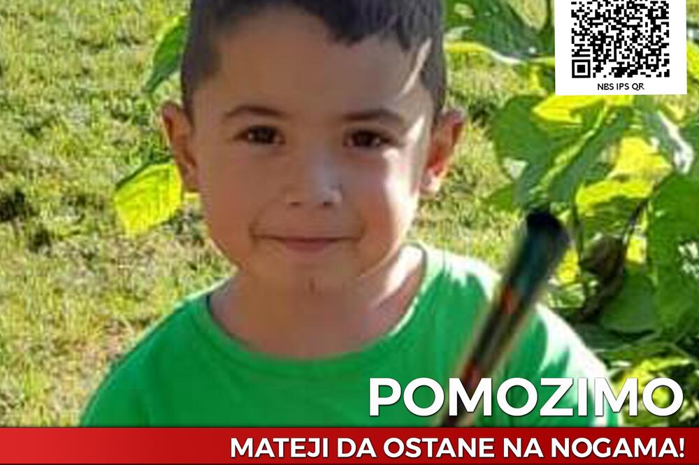 POMOZIMO MATEJI (6) DA IMA SREĆNO I ZDRAVO DETINJSTVO: Potrebna mu je NAŠA POMOĆ da bi OSTAO NA NOGAMA (FOTO)