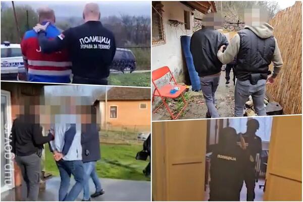 EVO KAKO JE IZGLEDALO HAPŠENJE PETORICE OSUMNJIČENIH PEDOFILA ŠIROM SRBIJE: MUP objavio SNIMAK (VIDEO)
