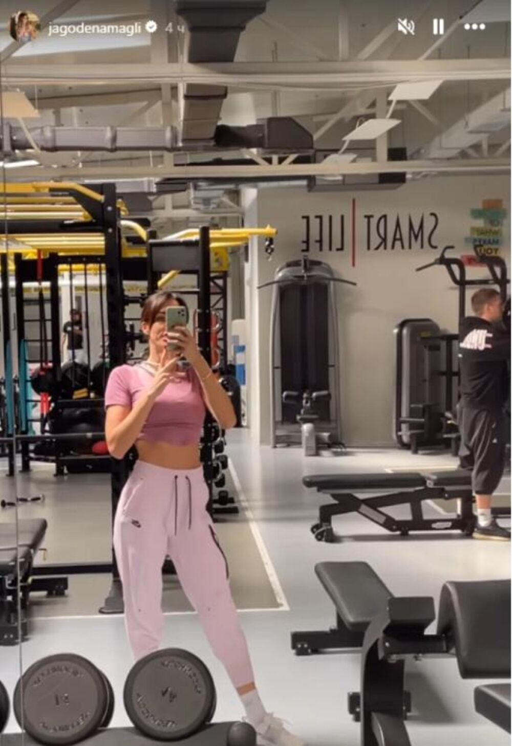 Objava Jelisavete Orašanin iz teretane