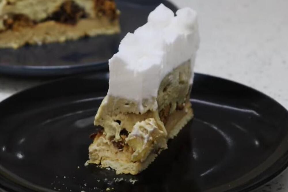 NAJKREMASTIJA POSLASTICA SA KEKSOM, PUDINGOM I BANANAMA: Posna torta "san snova" - idealan recept za Uskršnji post