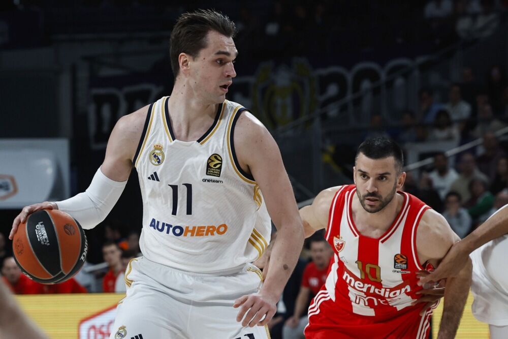 Mario Hezonja na meču protiv Crvene zvezde u Madridu