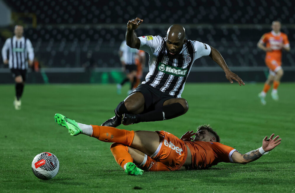 Detalj sa meča Partizan - Spartak Subotica