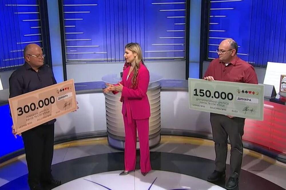 ON JE NOVI ŠAMPION "SLAGALICE" KOJI JE ZARADIO 300.000 DINARA: Zoran UBEDLJIVO pobedio i popeo se na TRON