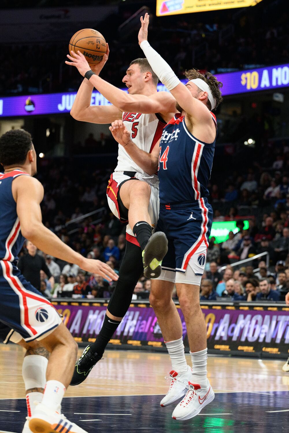 Detalj sa utakmice Majami Hit-Vašington Vizards 