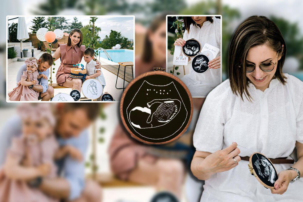 NAPUSTILA DRŽAVNI POSAO, PA POKRENULA JEDINSTVEN BIZNIS: Branislava od ultrazvučnog snimka bebe pravi unikatni vez