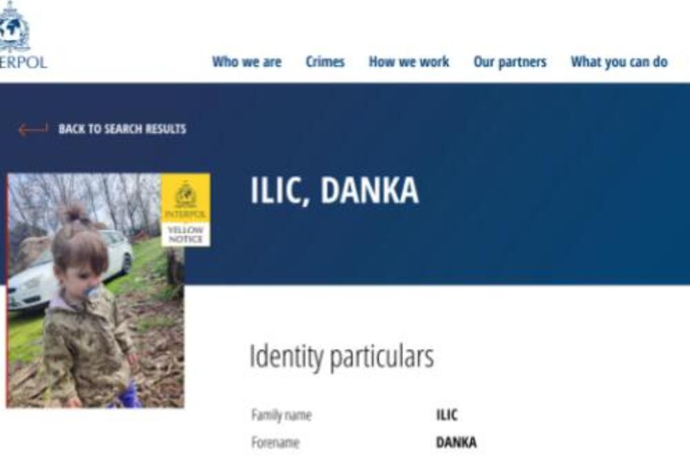 EVO ZAŠTO JE DANKA DOBILA ŽUTU, A NE CRVENU POTERNICU:Interpol se uključio u potragu za nestalom devojčicom iz Bora