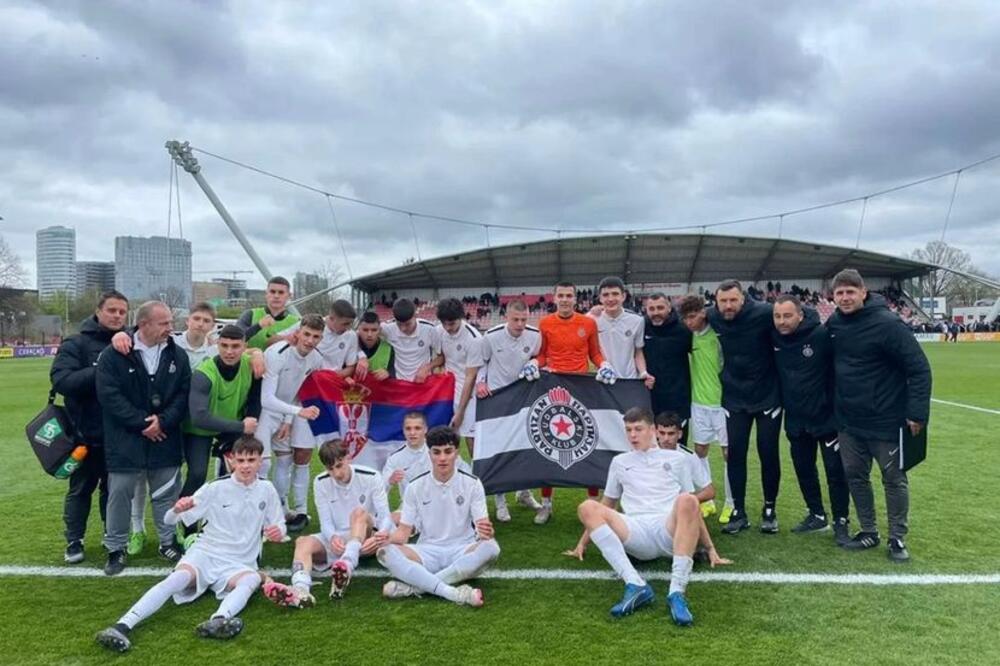 PLES PARTIZANOVIH KADETA PROTIV ANDERLEHTA! U finalu za trofej protiv domaćina (VIDEO)