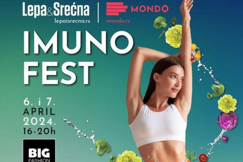 IMUNO FEST 6. I 7. APRILA U BEOGRADU: Dođite da zajedno naučimo više o zdravlju i jačanju imuniteta