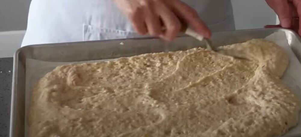 Kora za posnu tortu sa orasima u plehu