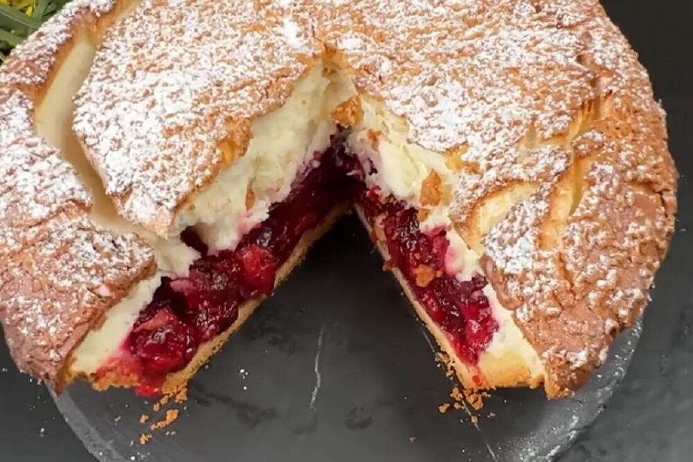 JOGURT TORTA SA VIŠNJAMA ZA KOJOM JE POLUDEO CEO SVET: Toliko je KREMASTA da se TOPI pri prvom zalogaju (VIDEO)