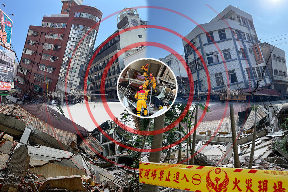 Snažan zemljotres pogodio Tajvan