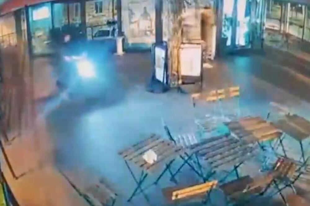 NEVIĐEN VANDALIZAM U SREMSKOJ MITROVICI: Motorom se vozikao po terasi, pa se javio i priznao grešku! Sramno! VIDEO