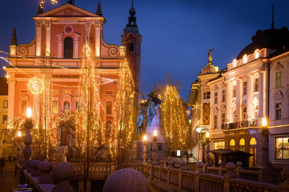 Ljubljana, Slovenija, Nova godina, nova godina slovenija