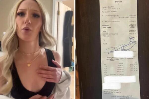 KONOBARICA DOBILA BAKŠIŠ PREKO 800 EVRA, ALI JE MORALA UŠKARCU DA URADI OVO: Zinućete kada čujete njegov ZAHTEV