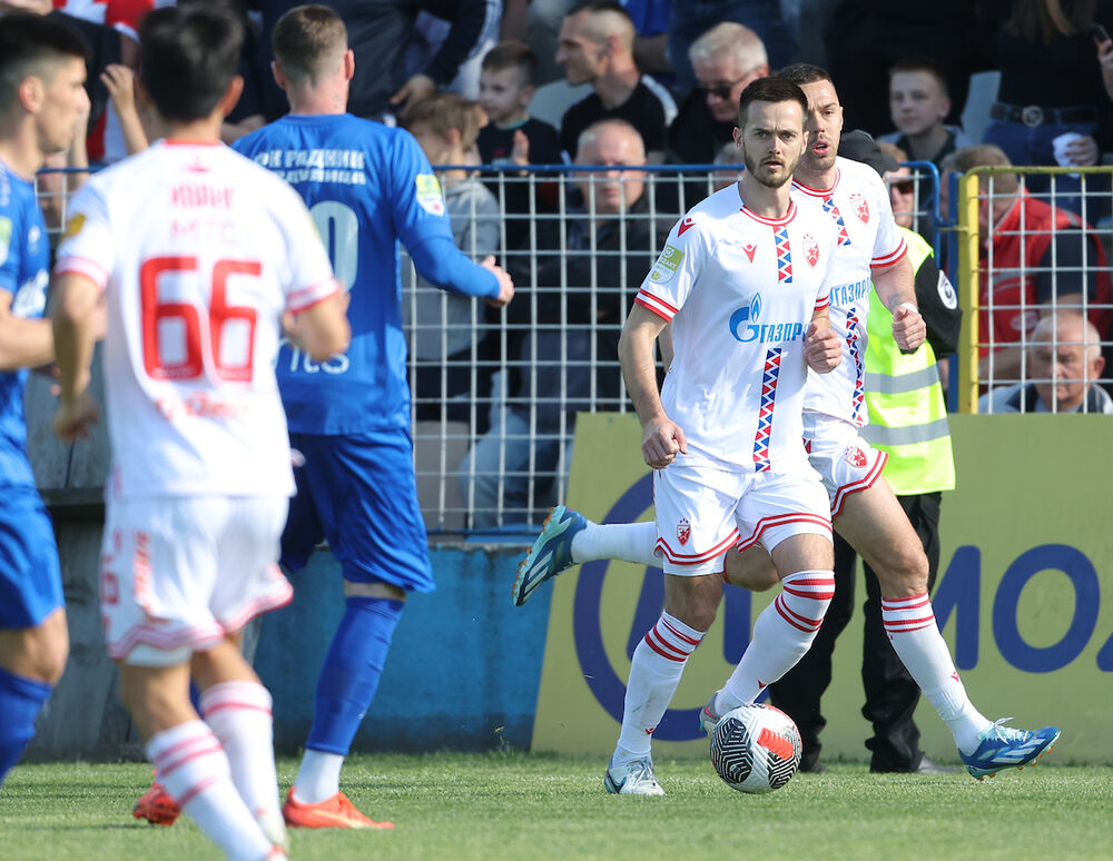 Detalj sa utakmice između Radnika i Crvene zvezde u Surdulici