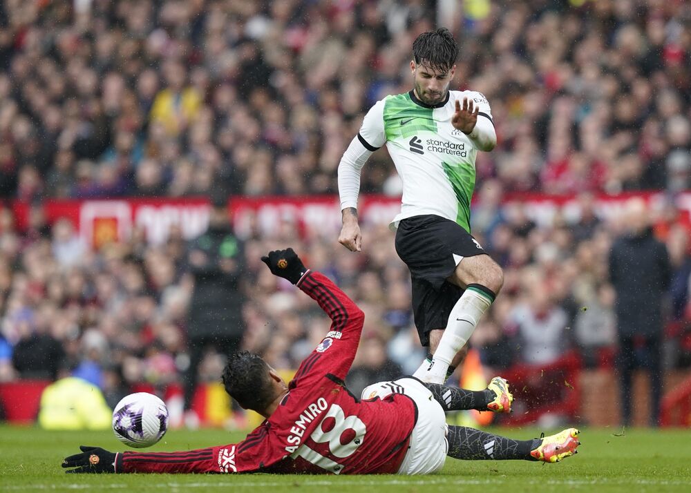 Detalj sa utakmice između Mančester junajteda i Liverpula