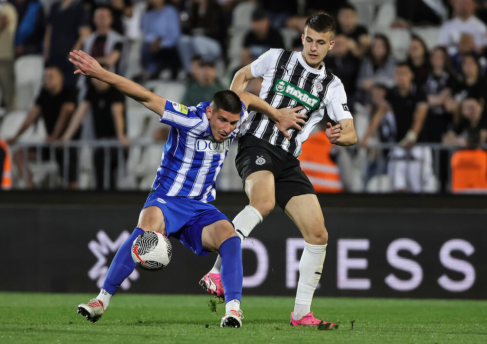 Detalj sa utakmice između Partizana i Novog Pazara