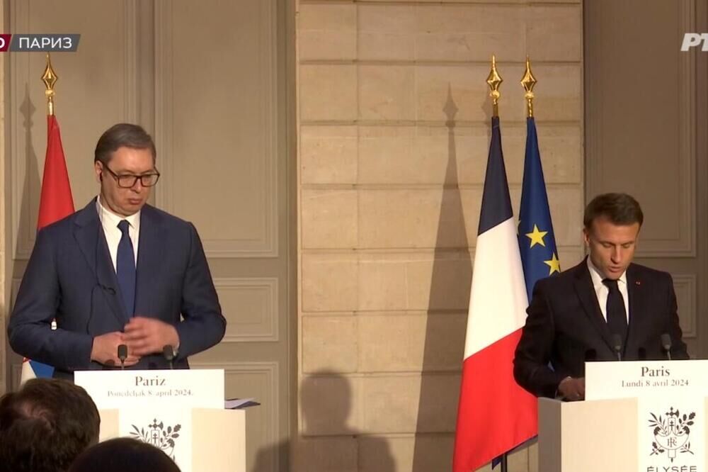 Obraćenje Vučića i Makrona