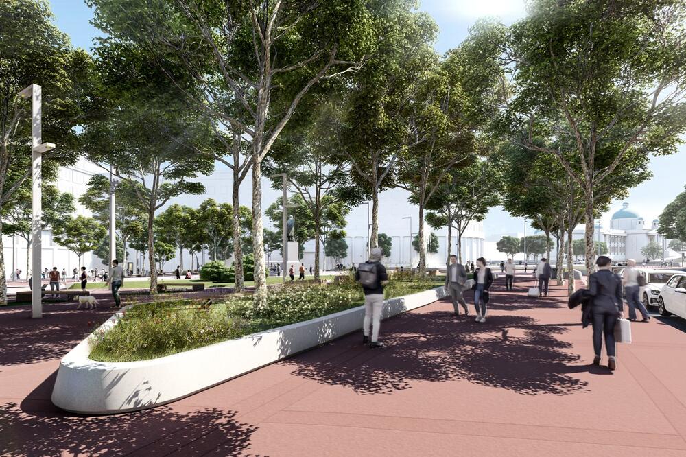 KAKO ĆE IZGLEDATI TRG NIKOLE PAŠIĆA? Centar prestonice će sada biti zeleniji i lepši (FOTO)