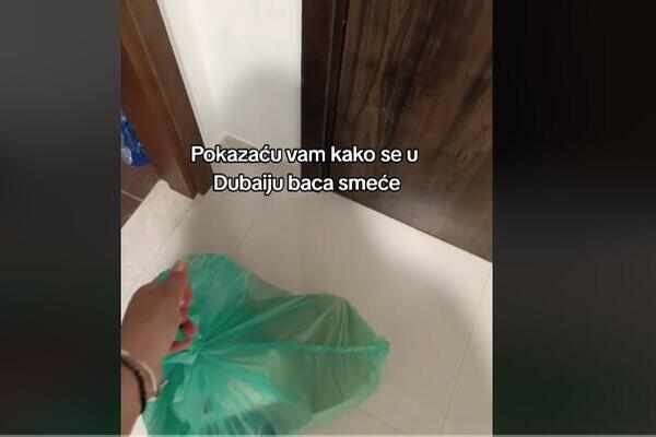 DEVOJKA POKAZALA KAKO SE BACA SMEĆE U DUBAIJU PA SVI SKOČILI NA NOGE: "Ovo se radilo ZA VREME TITA, izneverovaćete"