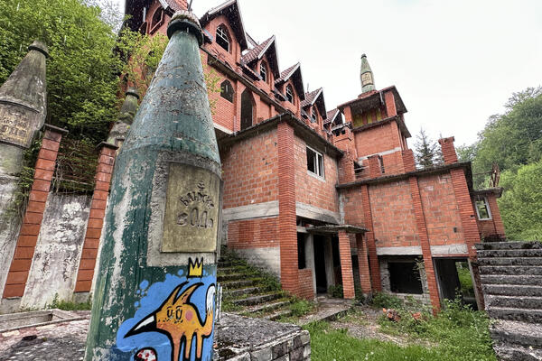 TOŠA GODINAMA GRADIO VELELEPNO ZDANJE USRED ŠUME, A ONDA UMRO: Danas dvorac zarasta u korov i izgleda jezivo (FOTO)