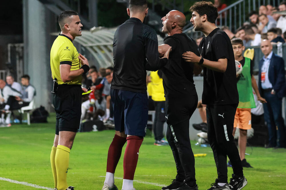 IGOR DULJAJ JURIO SUDIJE, JEDVA GA OBUZDALI: Pogledajte HAOS koji je napravio trener Partizana! (VIDEO)