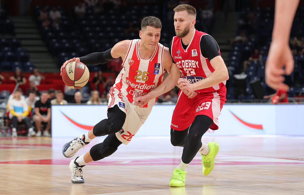 Detalj sa utakmice Crvene zvezde i Studentskog centra