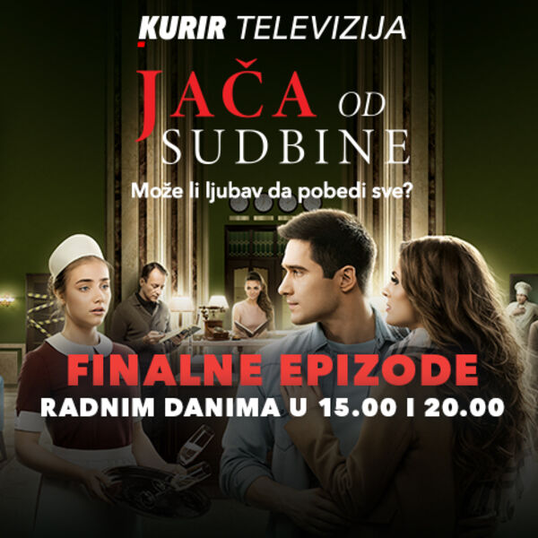 VELIKO FINALE SERIJE "JAČA OD SUDBINE" DANAS U 15H NA KURIR TELEVIZIJI! Da li će Nina konačno pronaći svoju sreću?
