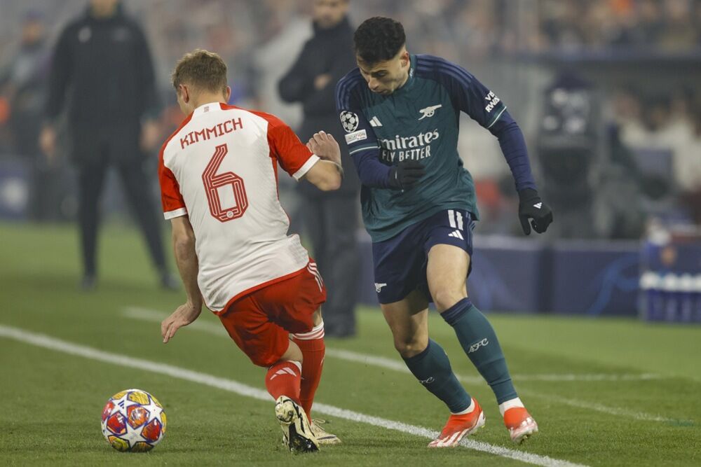 Detalj sa utakmice Bajerna i Arsenala u Minhenu