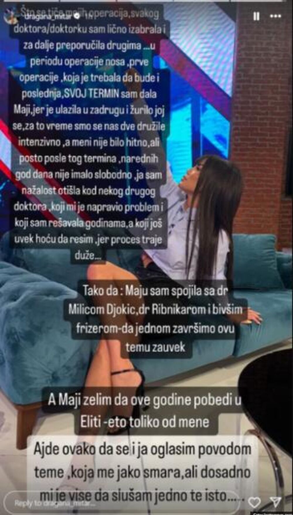 Objava Dragane Mitar