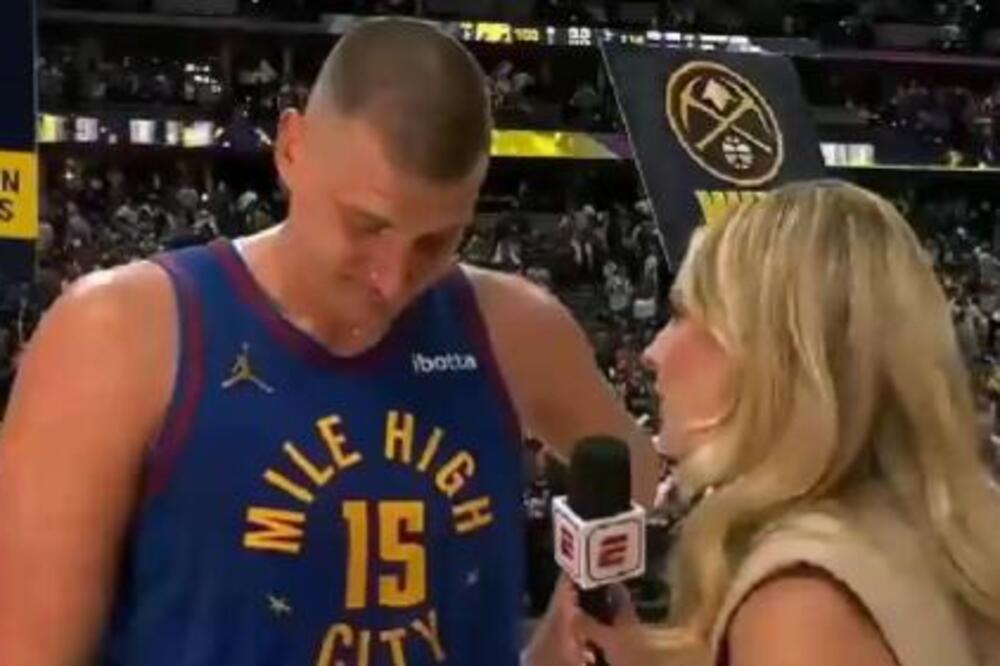 JOKIĆ ŠARMIRAO LEPU NOVINARKU: Nije skidao osmeh sa lica! (VIDEO)