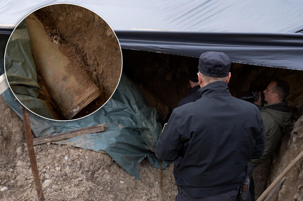OBJAVLJEN SNIMAK AKCIJE NEUTRALISANJA BOMBE U NIŠU: Njih trojica su hrabro sišli u grotlo! (VIDEO)