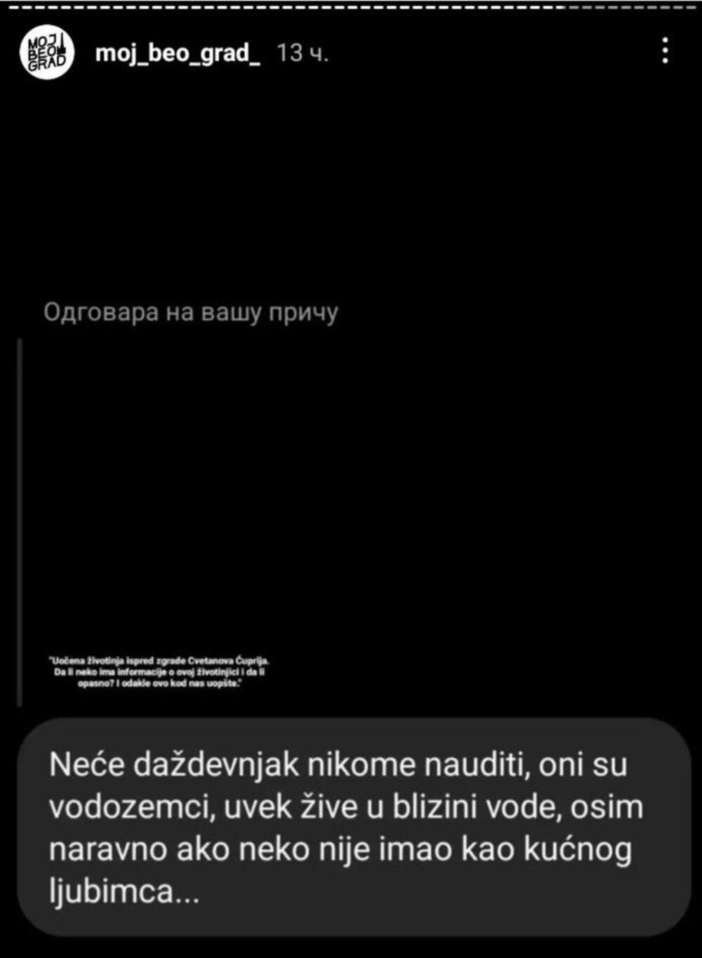 Objava na Instagramu