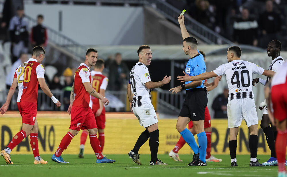 Miloš Milanović na utakmici Partizana i Vojvodine