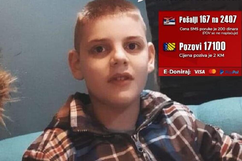 ŽARKU (15) SU POTREBNA SREDSTVA ZA TRETMANE MATIČNIM ĆELIJAMA I TROŠKOVE PUTA: Pomozimo mu da ima lepšu budućnost