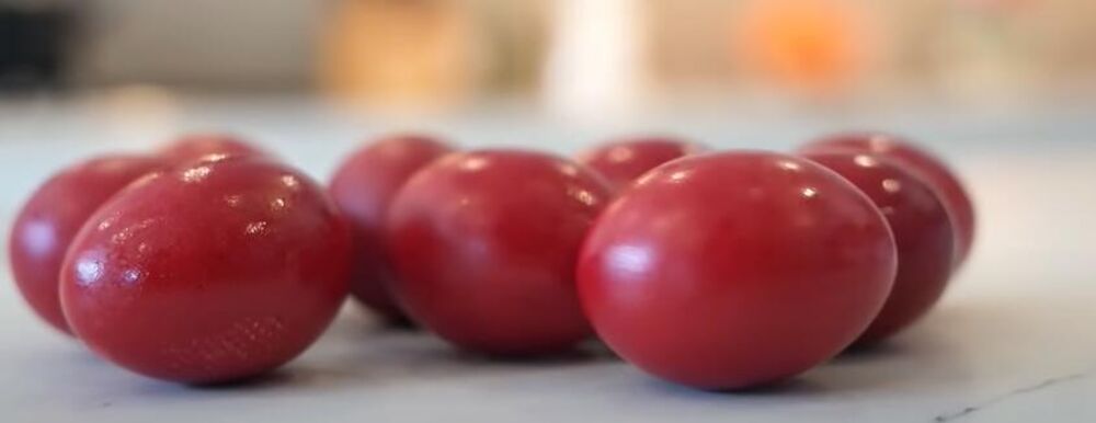 Jaja ofarbana grčkom tehnikom