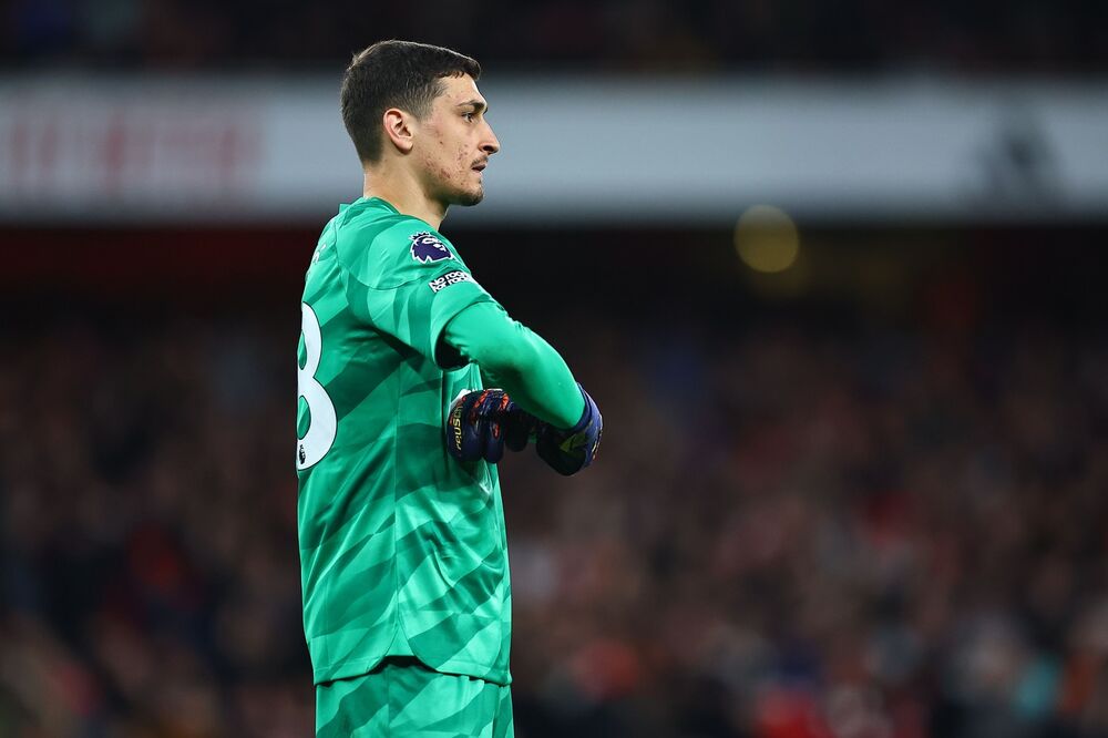 Đorđe Petrović na utakmici Arsenala i Čelsija