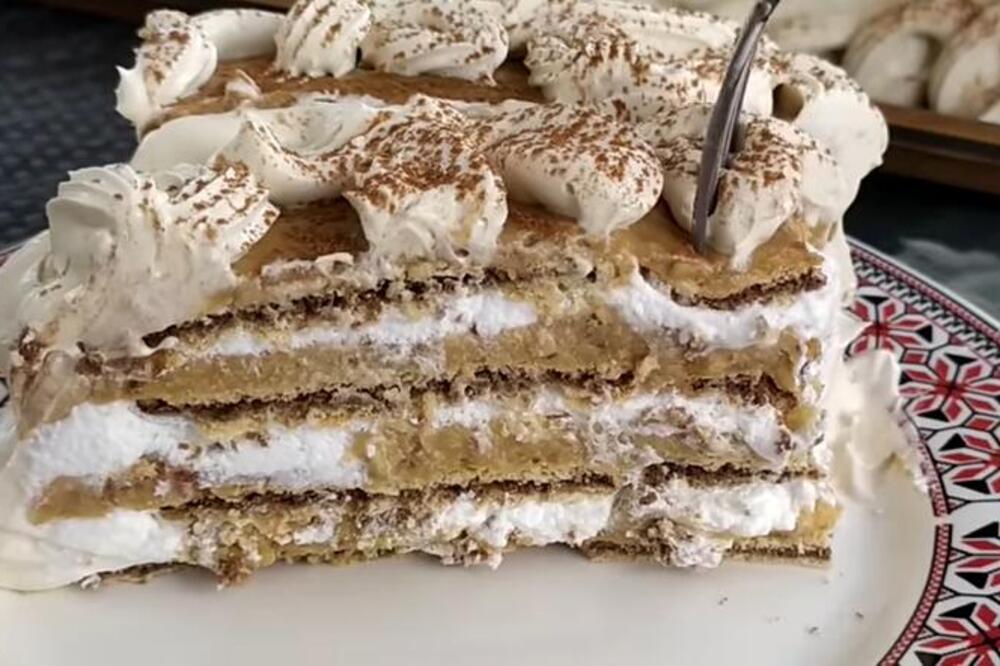 NAJKREMASTIJA POSLASTICA KOJA SE POJEDE ZA ČAS: Torta "Šeherezada" za Uskrs - recept domaćica iz stare sveske