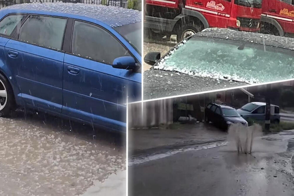 U KALUĐERICI PADA GRAD, SLAVIJA ZAKRČENA: Slike i snimci nevremena u BEOGRADU (FOTO) (VIDEO)